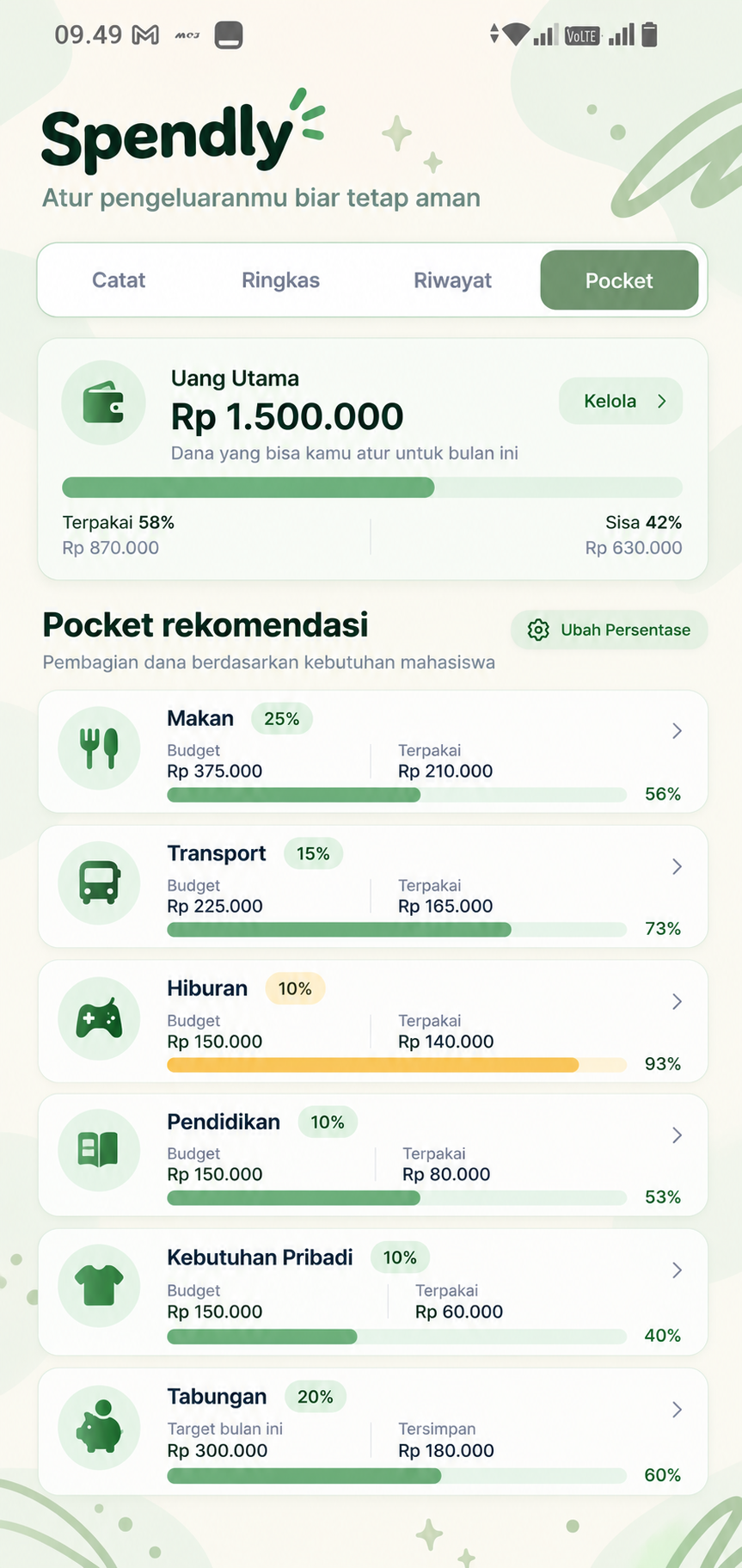 Rekomendasi Pocket